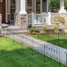 Decorative Iron Garden Fence