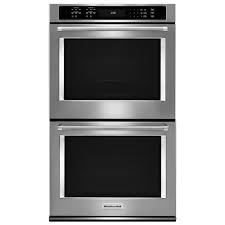kitchenaid 30 double wall oven with