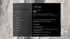 how to invert colors on windows 10