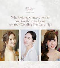 colored contact lenses for your wedding
