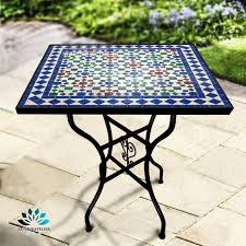 Moroccan Mosaic Table Mosaic Square