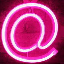 Pink Led Neon Letters Light Up Alphabet Sign Marquee Letter Decor Night Lights F 7445056556546 Ebay