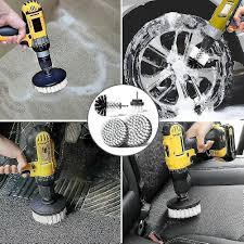 drill cleaning brush compatible with