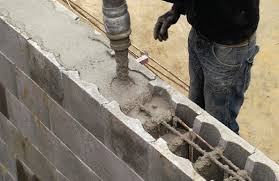 reinforced masonry retaining wall