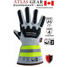 Atlas Gear Guardmax Tpr Impact Gloves