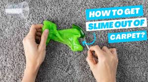 carpet remove slime stains