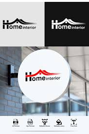 home interior logo design masterbundles