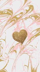 Rose Gold Heart Wallpapers - Top Free ...