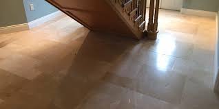 newly polished marble floors