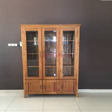 Display Cabinet In Solid Teak Wood