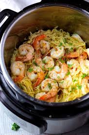 Once you strain the pasta you can add it to the skillet with the shrimp and simmer for 1 more minute. Instant Pot Shrimp Scampi Recipe In 2020 Instant Pot Pasta Recipe Instant Pot Dinner Recipes Pot Recipes Easy