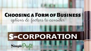choosing a form of business options