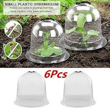 5pcs garden plastic cloche plants bell