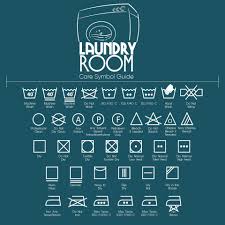 printable laundry care symbol chart
