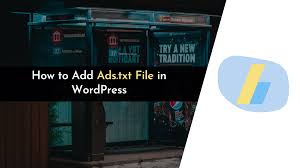 how to add ads txt file in wordpress 2