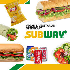vegan and vegetarian options at subway