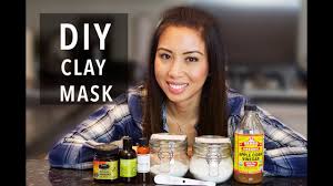 diy clay face mask bentonite and