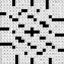 shockingly evil crossword clue archives