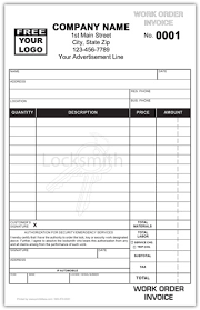Locksmith Invoice Forms Form Aboveallservice Me