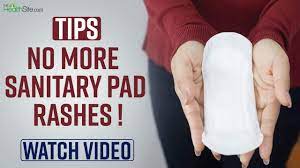 sanitary pad rash get relief from pad