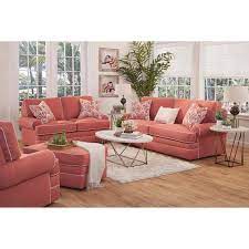 American Furniture Classics C Springs Model 8 040 S260c Sleeper Sofa With Three Matching Pillows