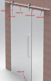 sliding glass door system glass to wall