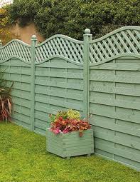 garden fence paint designs