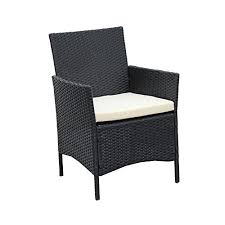 Innovex ver03od vera set outdoor patio furniture, large, auburn : Patio Furniture Set Clearance Rattan Wicker Dining Table Chair Indoor