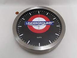 Modern London Tube Wall Clock Vintage