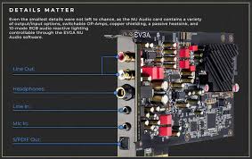 The sound card has an optical input, which a lot of sound cards lack. Review And Measurements Of Evga Nu Audio Pc Card Audio Science Review Asr Forum