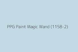 Ppg Paint Magic Wand 1158 2 Color Hex