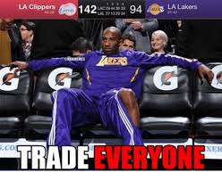 Using awesemo's oddsshopper tool, we can easily compare the nba odds for lakers vs. La Clippers Lal 29443633 94 La Lakers Lac 27 132034 Everyone Xer Los Angeles Lakers Meme On Me Me