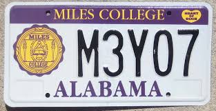 Alabama Miles College Mint | Automobile License Plate Store: Collectible  License Plates for Less