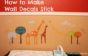 Pinspiration How To Make Wall Decals Stick