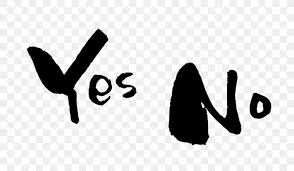 yes no maybe ink brush desktop