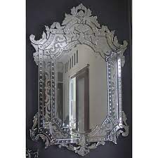 Venetian Bathroom Mirror Decor