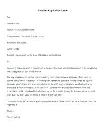 What Is An Unsolicited Cover Letter Unsolicited Cover Letter Unique