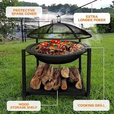 Portable Outdoor Wood Burning Fire Pit