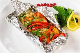 grilled cod in foil packets grilling