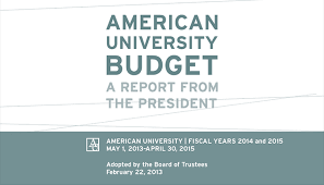 Annual Budget Reports American University Washington Dc