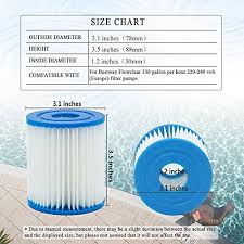4 pack pool filter cartridge size 1 for