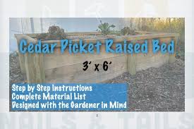 3 X 6 Diy Raised Garden Bed Plans Build