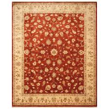 afghan hand knotted oushak wool rug 8