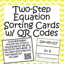 Writing Solving Two Step Equations On