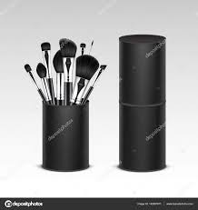 set of black professional makeup