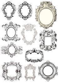 baroque frames free vector cdr