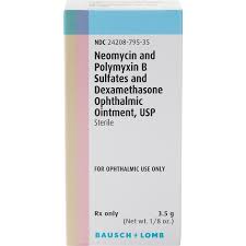 neo poly dex ophthalmic eye ointment