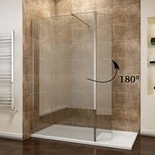 Clean Glass Walk In Shower Enclosure