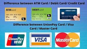 With a history dating back to 1966, consumers all over the world have use your card at locations everywhere mastercard® is accepted. Atm Card Vs Debit Card Vs Credit Card Unionpay Card Vs Visa Card Vs Master Card Youtube