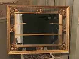 Vintage Style Gold Wood Wall Shadow Box